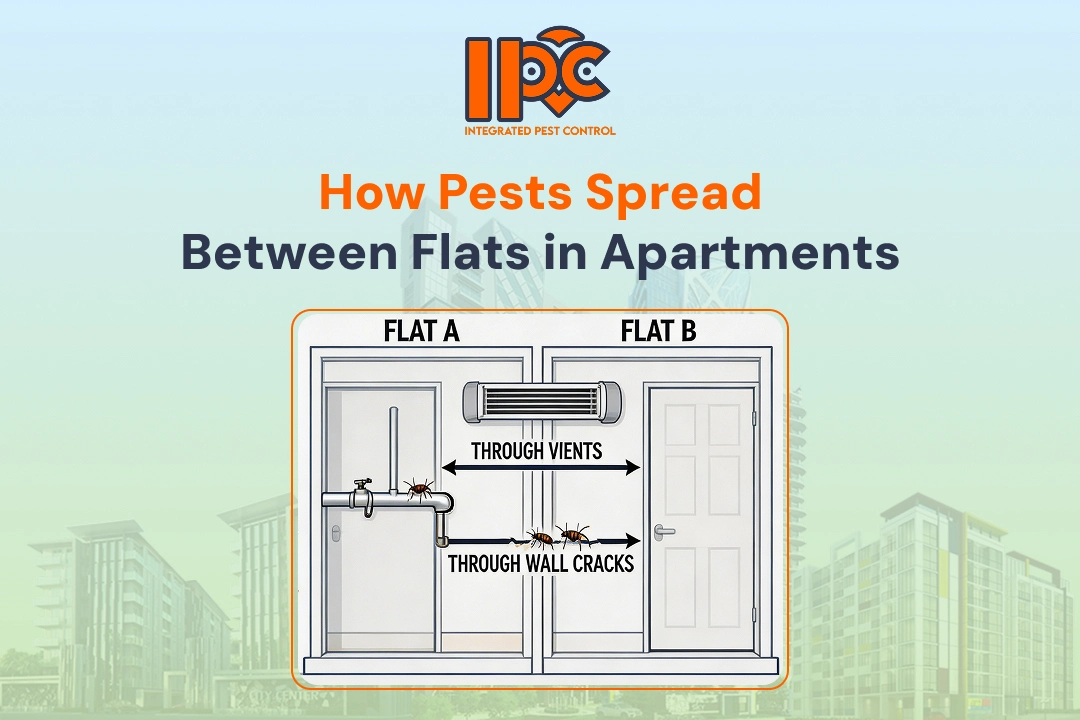 How Pests Spread Between Flats in Apartments | IPC Bharat